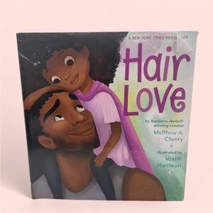Hair Love Largr Hardcover Children’s Book by Matthew A. Cherry with Dust Jacket